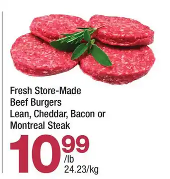 Highland Farms Fresh Store-Made Beef Burgers offer