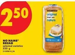 No Frills Bread offer