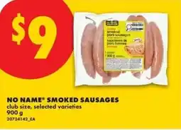 No Frills Smoked sausages offer