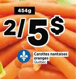 Val-Mont Carottes nantaises oranges Québec offer