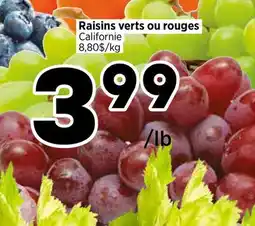 Val-Mont Raisins verts ou rouges offer