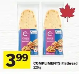 Foodland COMPLIMENTS Flatbread offer
