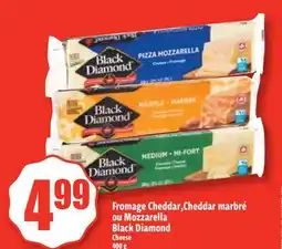 Bonanza Fromage Cheddar, Cheddar marbré ou Mozzarella Black Diamond offer