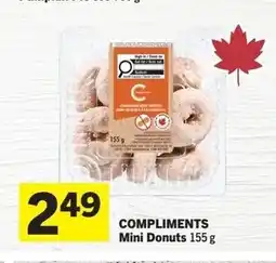 Foodland COMPLIMENTS Mini Donuts offer
