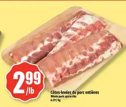 Bonanza Côtes-levées de porc entières offer