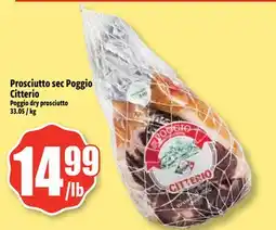 Bonanza Prosciutto sec Poggio Citterio offer