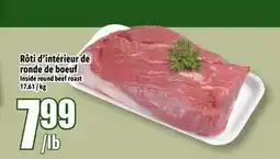 Bonanza Rôti d'intérieur de ronde de boeuf offer