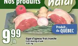 Bonanza Fresh sliced leg of lamb offer
