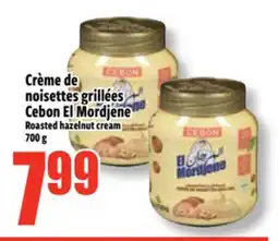 Bonanza Crème de noisettes grillées Cebon El Mordjene offer