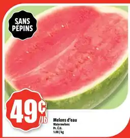 Bonanza Melons d'eau offer