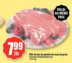 Bonanza Rôti de bas de palette de veau de grain offer