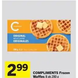 Foodland COMPLIMENTS Frozen Waffles offer
