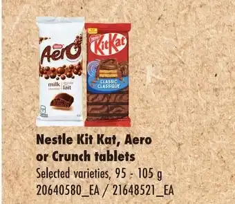 No Frills Nestle Kit Kat, Aero or Crunch tablets offer