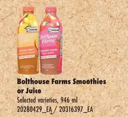 No Frills Bolthouse Farms Smoothies or Juice offer