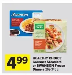 Foodland HEALTHY CHOICE Gourmet Steamers or SWANSON Frozen Dinners offer