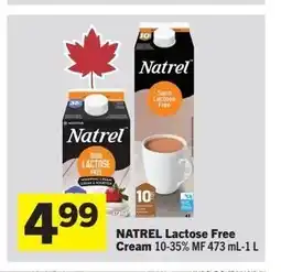Foodland NATREL Lactose Free Cream offer