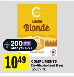 Foodland COMPLIMENTS De-Alcoholized Beer offer