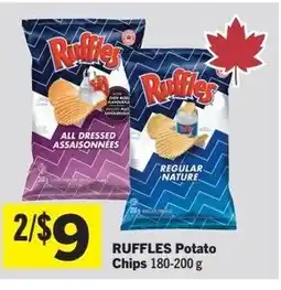 Foodland RUFFLES Potato Chips offer