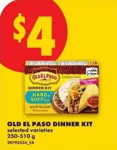 No Frills Old el paso dinner kit offer
