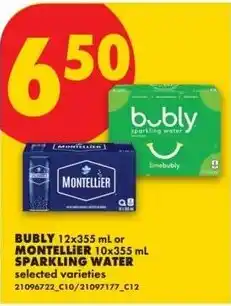 No Frills Bubly or montellier or sparkling water offer