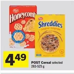 Foodland POST Cereal selected offer