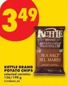 No Frills Kettle brand potato chips offer