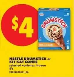 No Frills Nestlé drumstick or kit kat cones offer