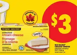 No Frills Cream cheese offer