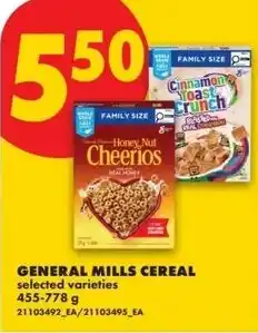 No Frills General mills cereal offer