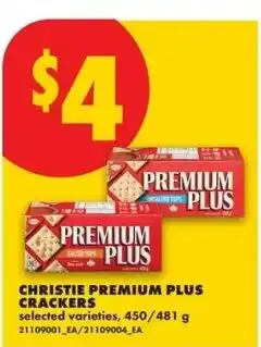 No Frills Christie premium plus crackers offer