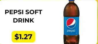 Pepsi soft drink