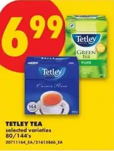 No Frills Tetley tea offer