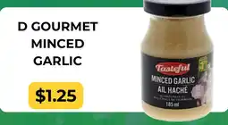 Dollarama D gourmet minced garlic offer