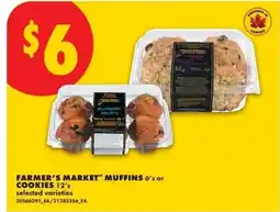 No Frills Farmer's market muffins or cookies offer