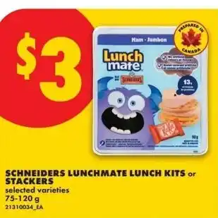 No Frills Schneiders lunchmate lunch kits or stackers offer