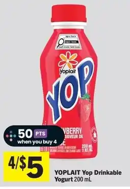 Foodland YOPLAIT Yop Drinkable Yogurt offer