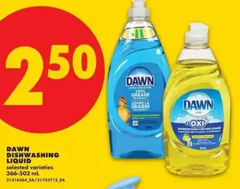 No Frills Dawn dishwashing liquid offer