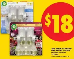 No Frills Air wick scented oil refill or kits offer