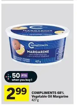 Foodland COMPLIMENTS 68% Vegetable Oil Margarine offer