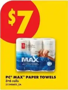 No Frills Pc max paper towels offer
