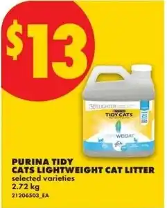 No Frills Purina tidy cats lightweight cat litter offer