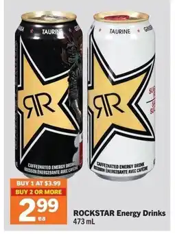 Foodland ROCKSTAR Energy Drinks offer