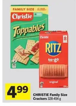 Foodland CHRISTIE Family Size Crackers offer