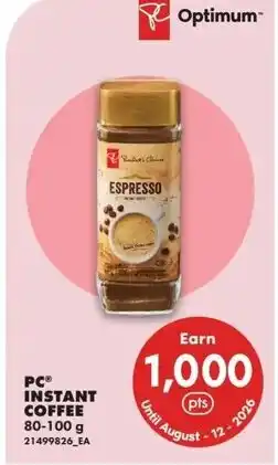 No Frills Pc instant coffee offer