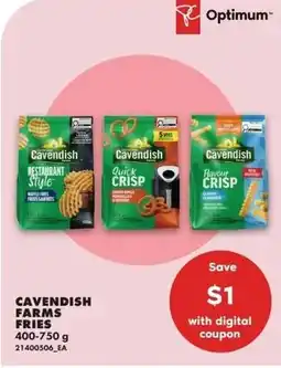 No Frills Cavendish farms fries offer