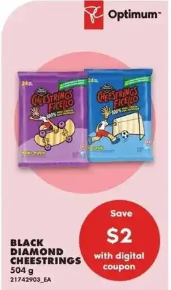 No Frills Black diamond cheestrings offer