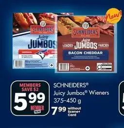 Foodland SCHNEIDERS Juicy Jumbos Wieners offer