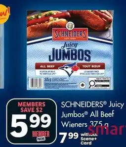 Foodland SCHNEIDERS Juicy Jumbos All Beef Wieners offer