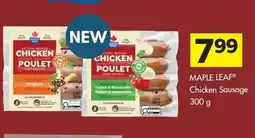 Foodland MAPLE LEAF Chicken Sausage offer