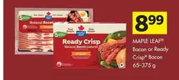 Foodland MAPLE LEAF Bacon or Ready Crisp Bacon offer